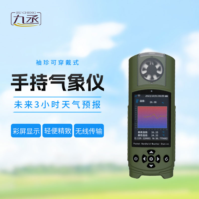 袖珍可穿戴手持氣象站