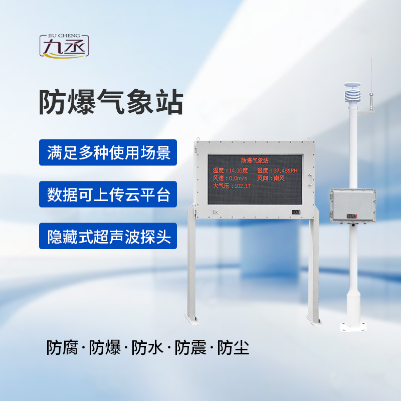 防爆又直觀：大屏款防爆氣象站守護高危作業(yè)安全